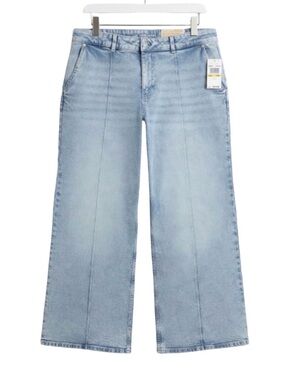 Michael Kors Carmen Wide Leg Super High Rise Jeans 16W NWT
